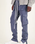 PANTALON CARGO FP BLEU