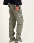 PANTALON CARGO FP VELOURS KHAKI