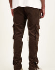 PANTALON CARGO FP VELOURS CHOCOLAT