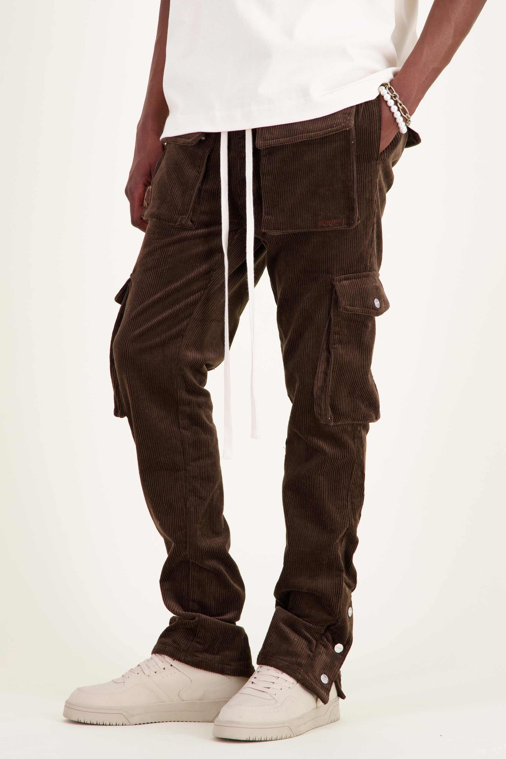 PANTALON CARGO FP VELOURS CHOCOLAT