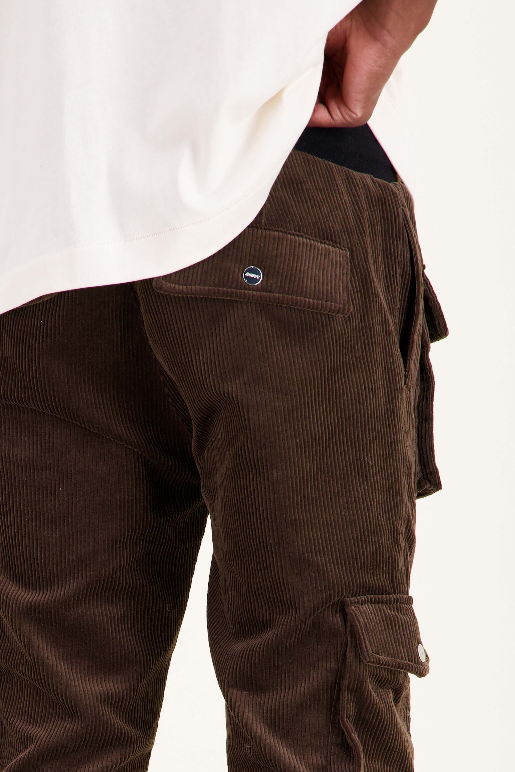 PANTALON CARGO FP VELOURS CHOCOLAT