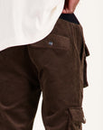 PANTALON CARGO FP VELOURS CHOCOLAT