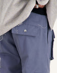 PANTALON CARGO FP BLEU